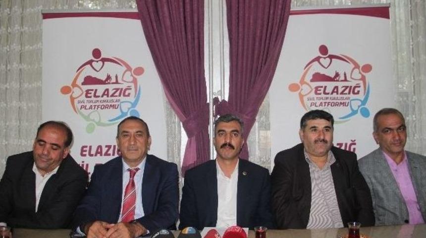 Ankara&rsquo;daki Bombalı Saldırıya Elazığ&rsquo;daki Stk&rsquo;lardan Kınama