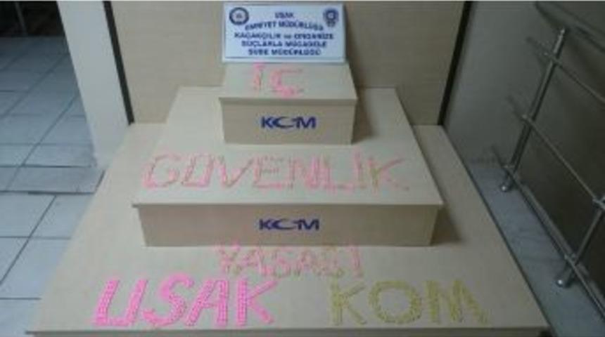 Uşak&rsquo;ta Uyuşturucu Hap Ve Ka&ccedil;ak Sigara Operasyonu