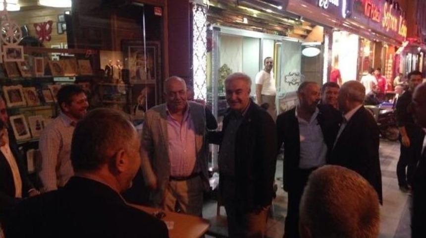 Chp Adayı Teber Esnafı Gezdi