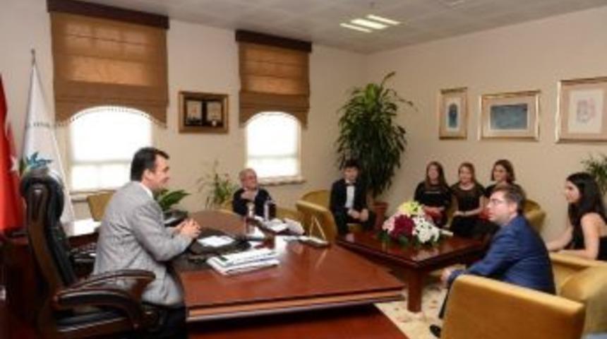 Gen&ccedil; Starlardan Başkan D&uuml;ndar&rsquo;a Ziyaret