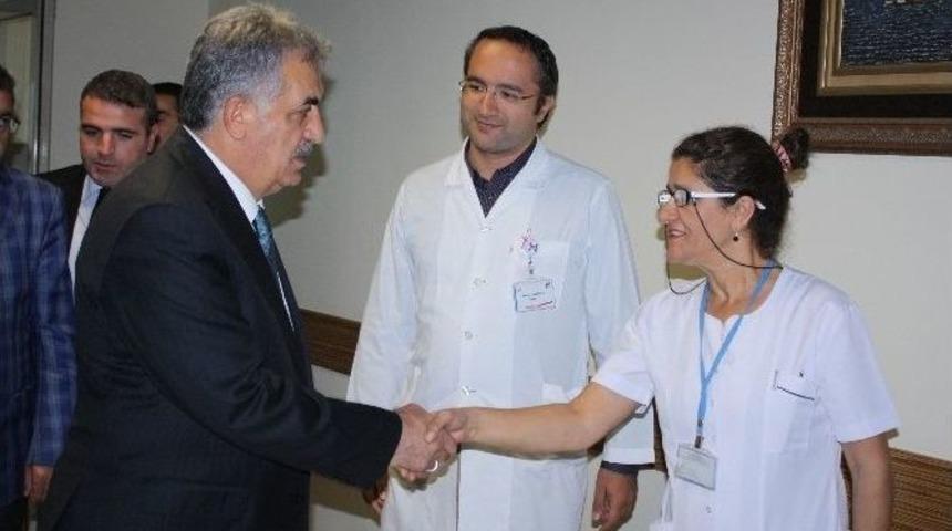 Ak Partili Yazıcı&rsquo;dan Hasta Ziyareti