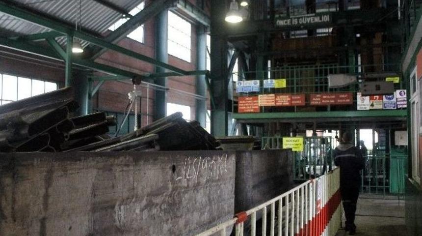 Ttk Kozlu M&uuml;essese M&uuml;d&uuml;rl&uuml;ğ&uuml;&rsquo;nde &Uuml;retim Durduruldu