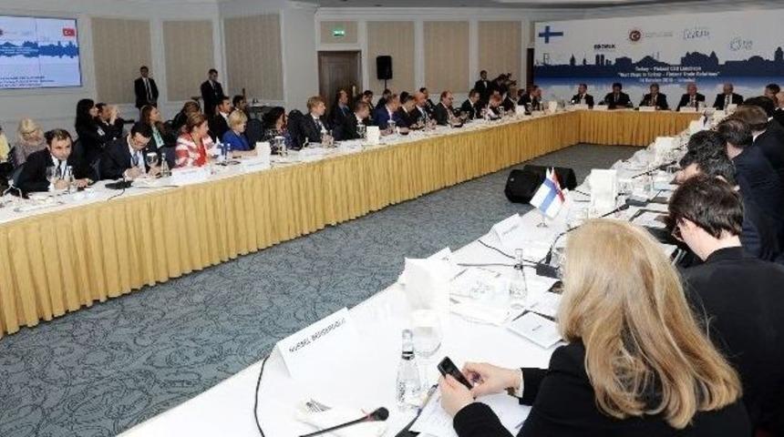 Deik, Finlandiya Cumhurbaşkanını &Ccedil;ırağan Sarayı&rsquo;nda Ağırladı