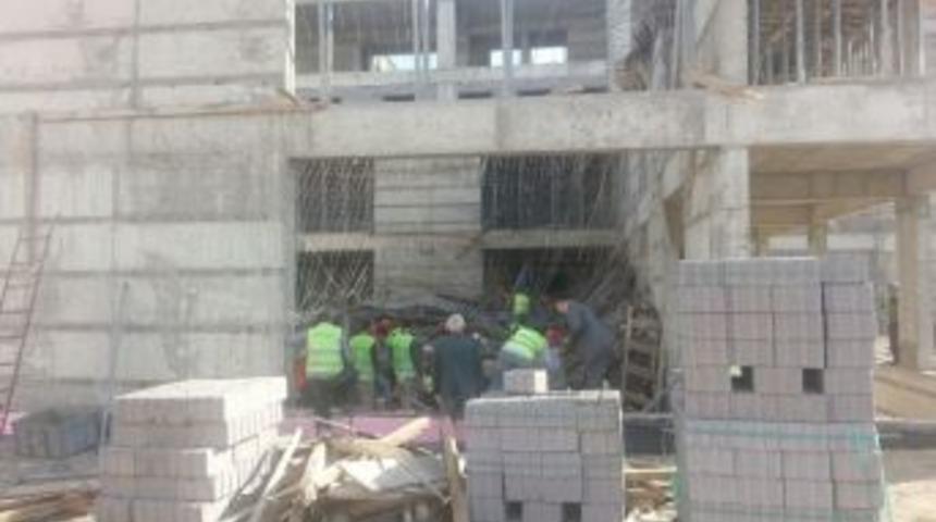 Balıkesir&rsquo;de Tıp Fak&uuml;ltesi İnşaatında G&ouml;&ccedil;&uuml;k