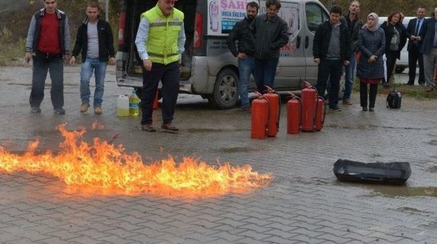 Sa&uuml;&rsquo;de Yangın Tatbikatı