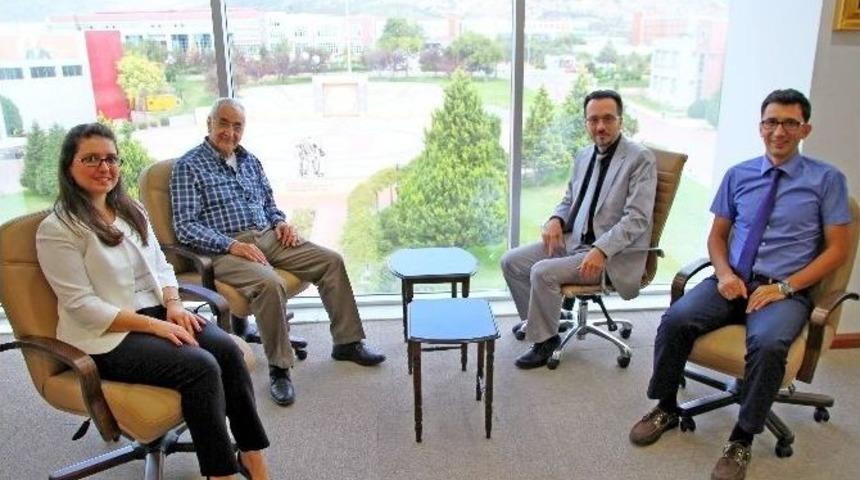 Prof. Dr. Doğan C&uuml;celoğlu&rsquo;dan Ad&uuml; Rekt&ouml;r&uuml; Bircan&rsquo;a Ziyaret