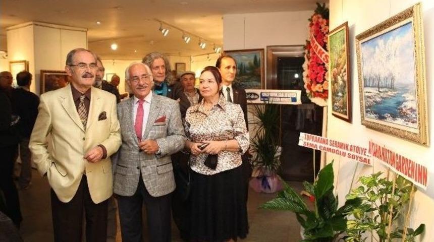 Adil &Ouml;zkan Resim Ve &Ccedil;ini Sergisi A&ccedil;ıldı