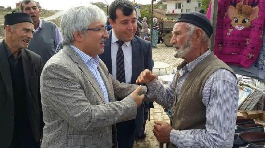 Ak Parti Adayı Koca, İhsaniye İl&ccedil;esini Ziyaret Etti