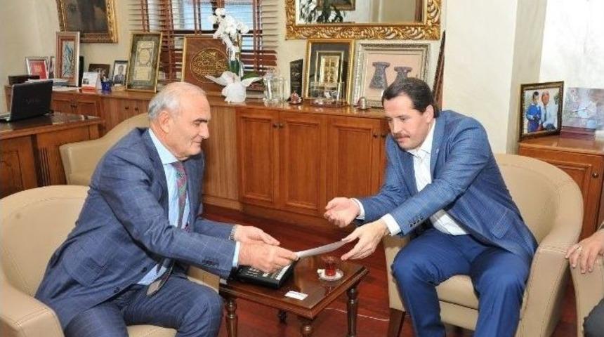 Memur-sen Genel Başkanı Yal&ccedil;ın&rsquo;dan Başkan Yılmaz&rsquo;a Ziyaret