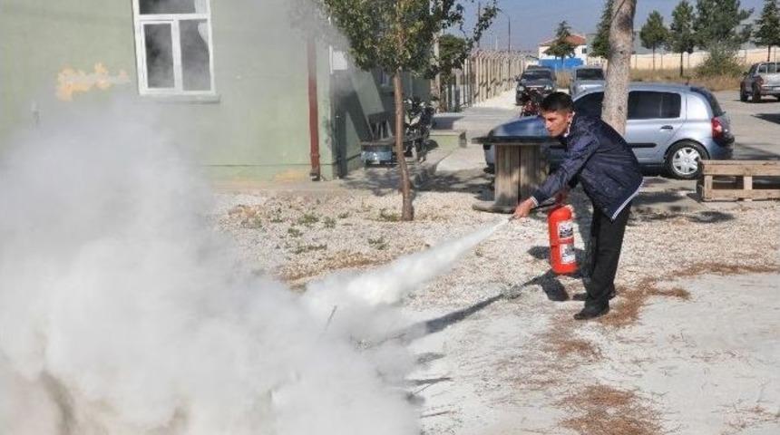 Teiaş Personeline Yangınla M&uuml;cadele Eğitimi