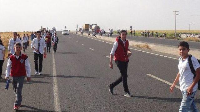 Nusaybin’de Tehlikeli Okul Yolculuğu