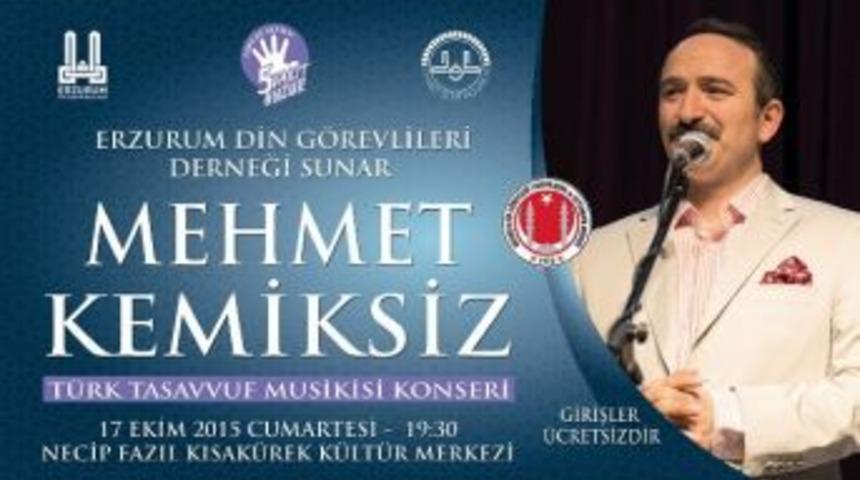Erzurum&rsquo;da Tasavvuf Musikisi Konseri
