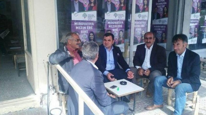 Ak Partili Adaydan Hdp&rsquo;ye Ziyaret
