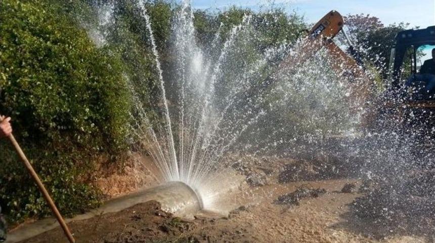 İ&ccedil;me Suyu Hattı Bakım Ve Onarım &Ccedil;alışması Tamamlandı