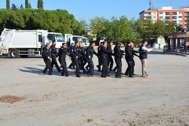 Yunusemre Zabıtası’ndan ’kalabalık Yönetimi’ Tatbikatı