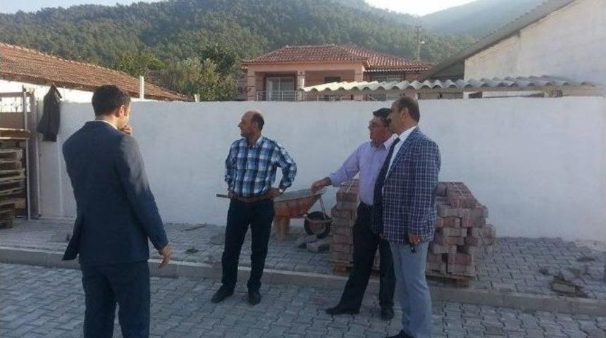 Kayaaltı&rsquo;nda Kilit Parke Ve Bord&uuml;r &Ccedil;alışması