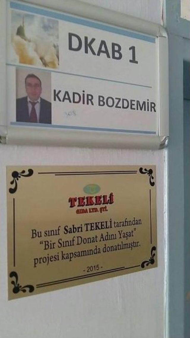 Bozüyük’te Sınıf Donatma Projesi Devam Ediyor