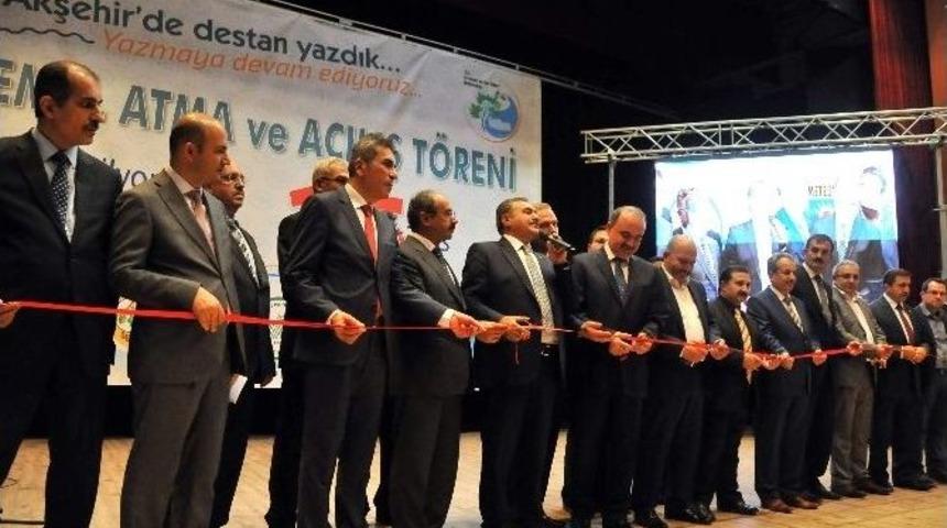 Bakan Eroğlu Toplu A&ccedil;ılış Ve Temel Atma T&ouml;renine Katıldı