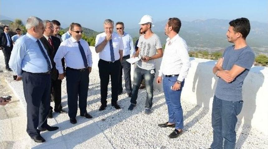 Vali T&uuml;rker Rhodiapolis Antik Kenti&rsquo;ni Ziyaret Etti