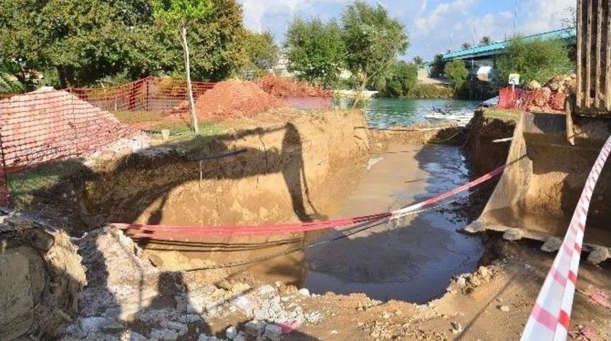 Manavgat&rsquo;ta Yağmursuyu Hatları Yenileniyor