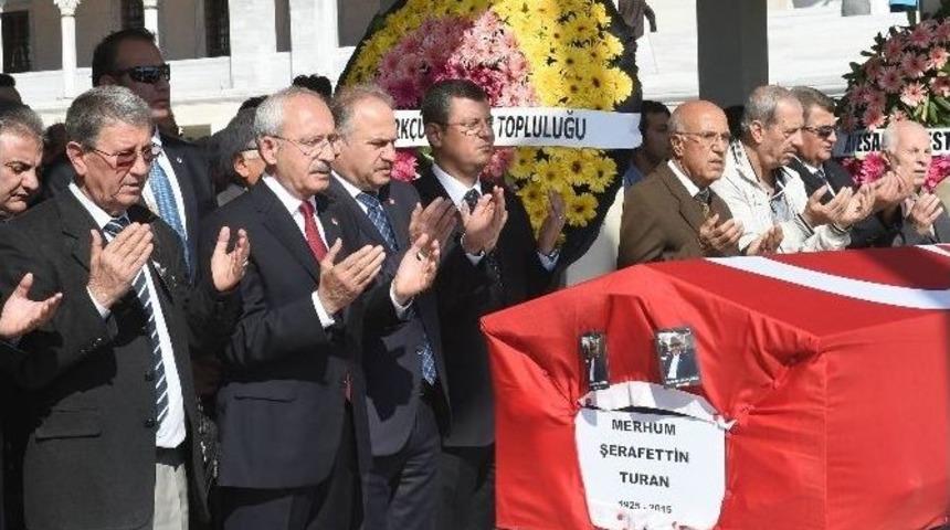 Kılı&ccedil;daroğlu, Prof. Dr. Şerafettin Turan&rsquo;ın Cenaze T&ouml;renine Katıldı