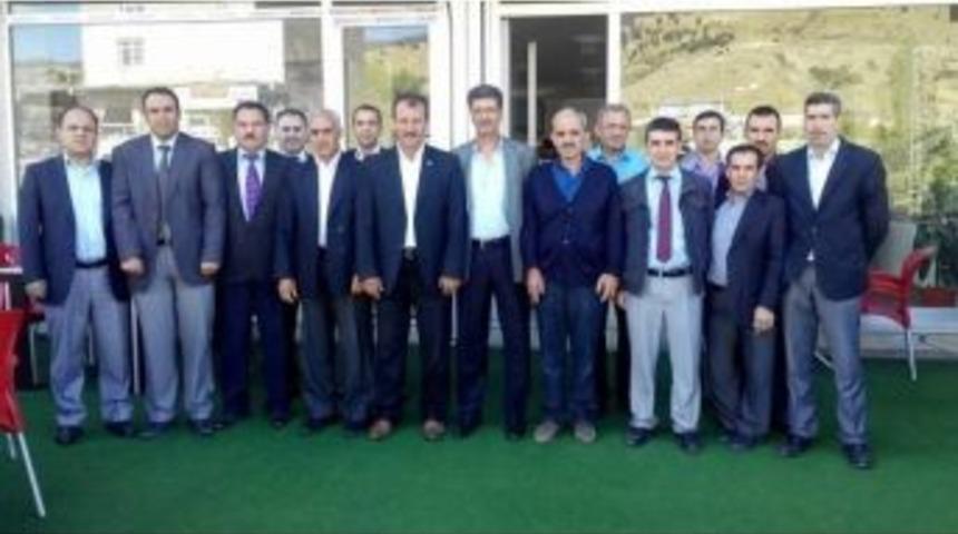 B&uuml;ro Memur-sen Başkanı &Ouml;zşahin&rsquo;in Sincik Ziyareti