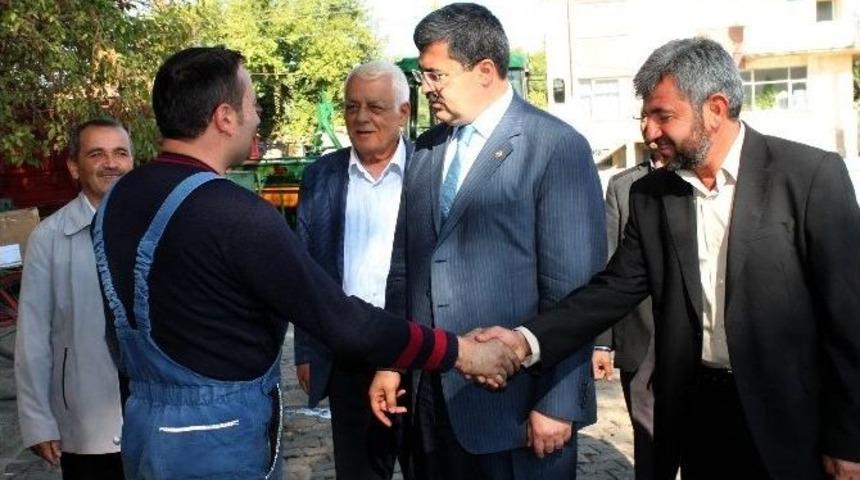 Milletvekili Adayı Ali &Ouml;zkaya Se&ccedil;im &Ccedil;alışmalarına Dazkırı Ve Evciler İle Devam Etti