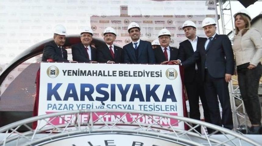 Kılı&ccedil;daroğlu, Yenimahalle&rsquo;de Temel Atma T&ouml;renine Katıldı