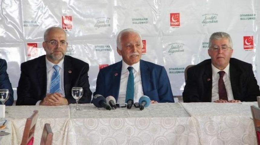 Sp Genel Başkanı Kamalak Diyarbakır&rsquo;da Stk&rsquo;larla Buluştu