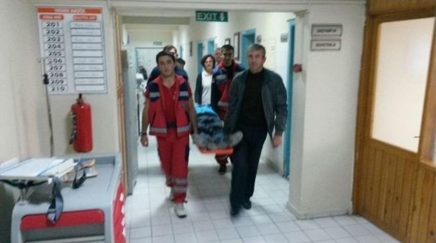 Lapseki Devlet Hastanesinde Yangın Tatbikatı