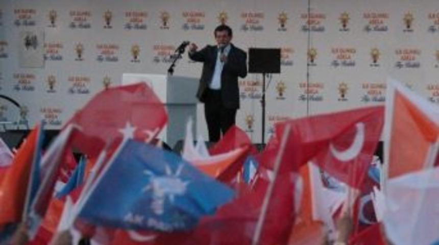 Başbakan Davutoğlu&rsquo;nun Kayseri Mitingi