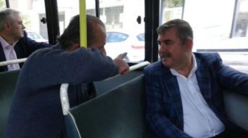 Ak Parti&rsquo;li Vekilden Dolmuşta Se&ccedil;im &Ccedil;alışması