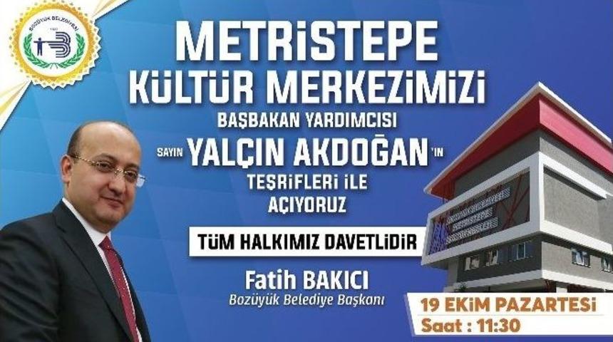Metristepe K&uuml;lt&uuml;r Merkezi Yal&ccedil;ın Akdoğan&rsquo;ın Katılacağı T&ouml;renle Hizmete Girecek