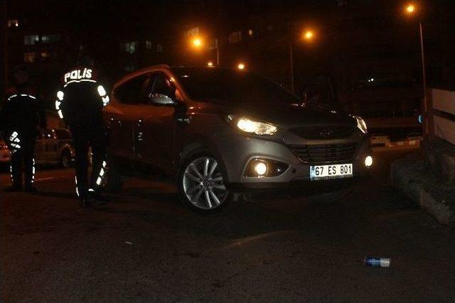 Polisin Dur İhtarına Uymayan Alkollü Sürücü, Ekiplere Zor Anlar Yaşattı