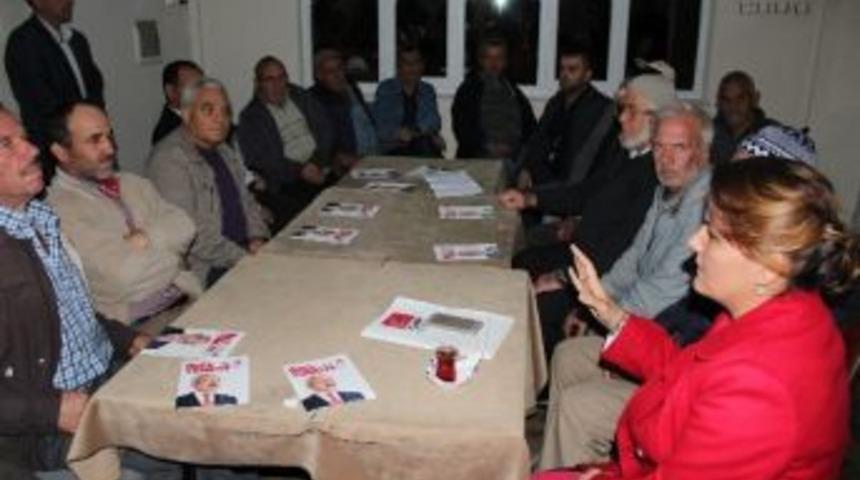 Chp Kocaeli Milletvekili Fatma Kaplan H&uuml;rriyet&rsquo;ten K&ouml;ylere Ziyaret