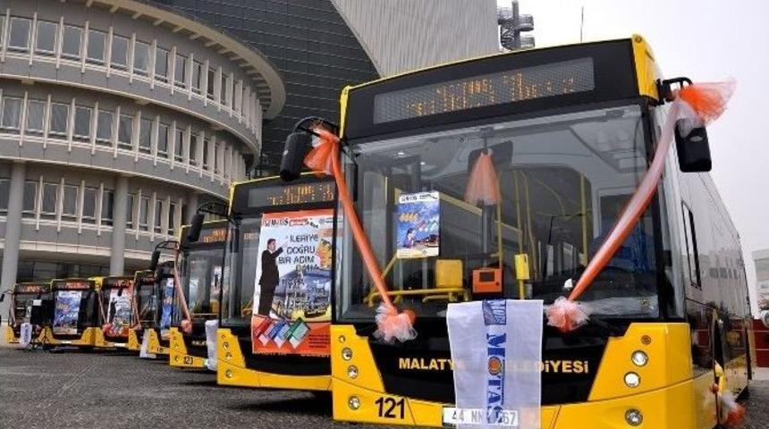Malatya B&uuml;y&uuml;kşehir Belediyesi, 10 Adet Tramb&uuml;s İle 14 Adet Otob&uuml;s Alıyor