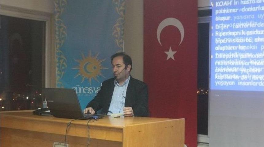 Prof. Dr. G&uuml;ndoğdu, G&uuml;neş Vakfı&rsquo;nda Kalp Hastalıkları Ve Tedavilerini Anlattı