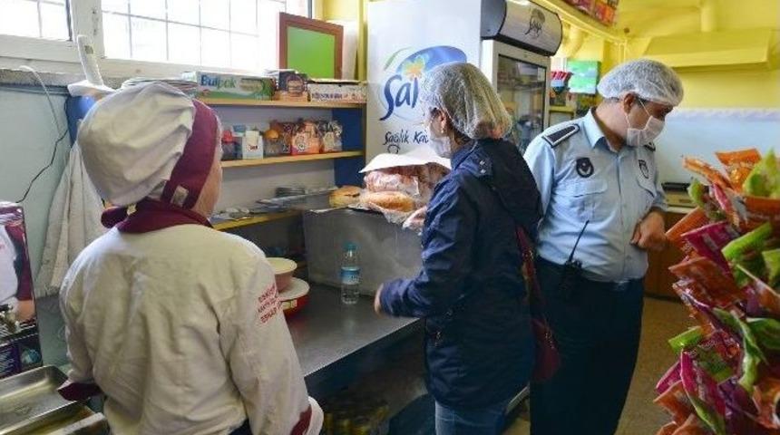 Tepebaşı Zabıta Ekiplerinden Okul Kantinlerine Denetim