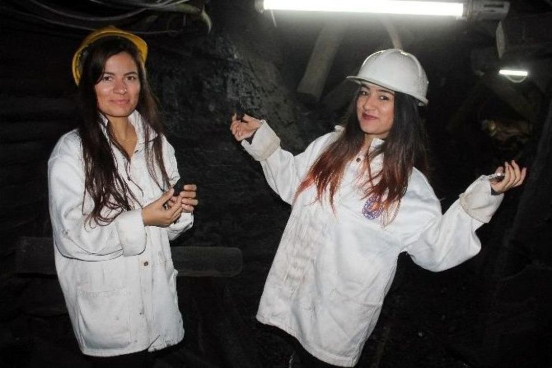 Yabancı Uyruklu &Ouml;ğrenciler Maden Ocağına Girdi