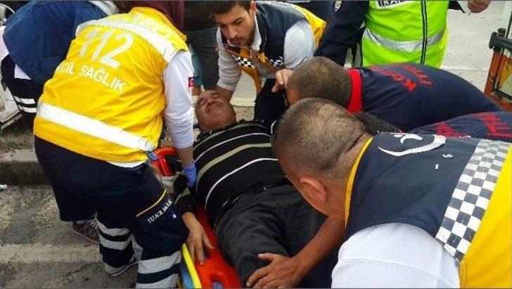 Kamyonette Sıkıştı, Hastaneye Gitmek İstemedi G2