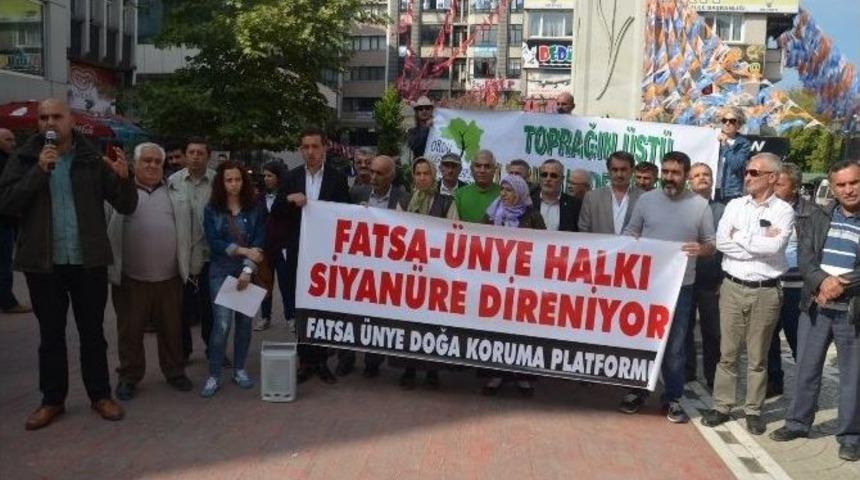 Fatsa &Uuml;nye Doğa Koruma Platformu&rsquo;ndan Basın A&ccedil;ıklaması