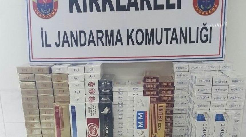 Jandarmadan Ka&ccedil;ak Sigara Operasyonu