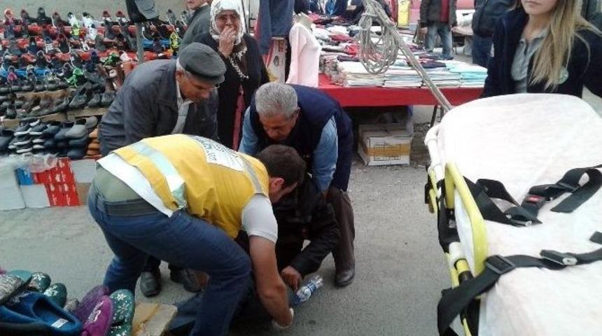 Pazaryerinde Kalp Krizi Ge&ccedil;irdi