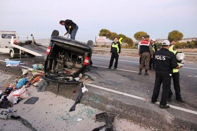 Kütahya’da Trafik Kazası: 1 Ölü, 5 Yaralı