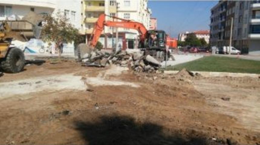 Eczacı Rasim Caddesi Yol Yapımı Çalışmaları Başladı