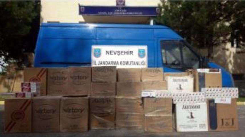 Nevşehir&rsquo;de 36 Bin 546 Paket Bandrols&uuml;z Sigara Ele Ge&ccedil;irildi