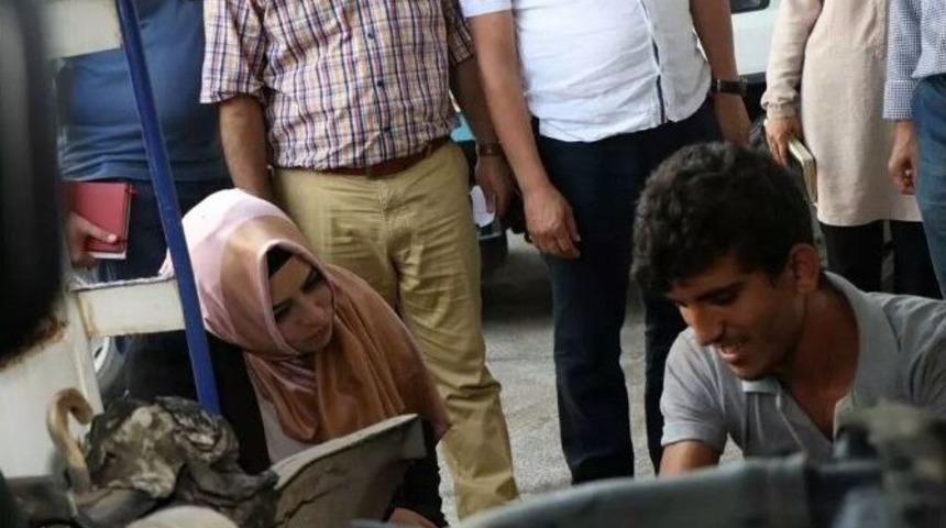 Ak Partili Sena Nur &Ccedil;elik, Alanya&rsquo;da Sanayi Esnafını Ziyaret Etti