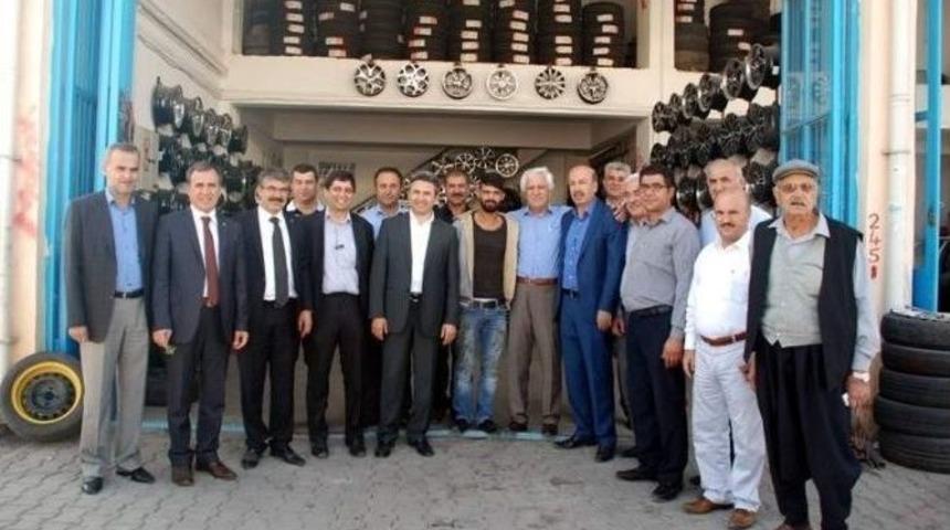 Grup Başkan Vekili Aydın&rsquo;dan Kahta Osb Ve Kahta Kss&rsquo;ne Ziyaret