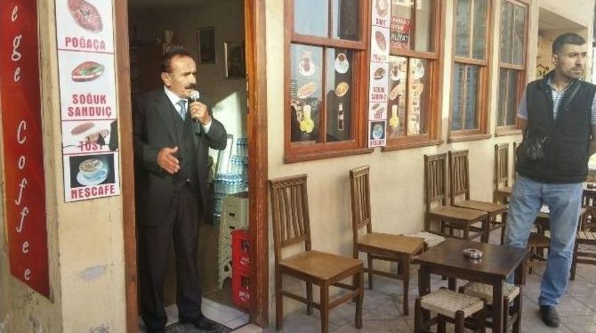 Bağımsız Adaydan Tek Kişilik Miting