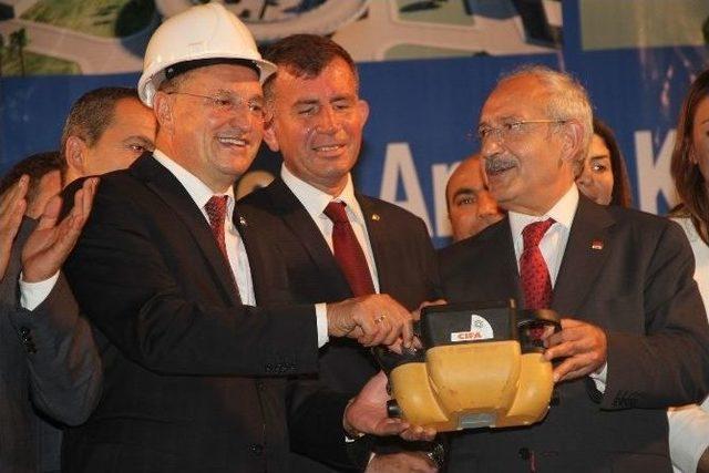 Chp Lideri Kılıçdaroğlu, İskenderun’da Temel Atma Programına Katıldı